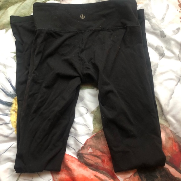 lululemon athletica Pants - Lululemon black leggings. Size 6. Used.